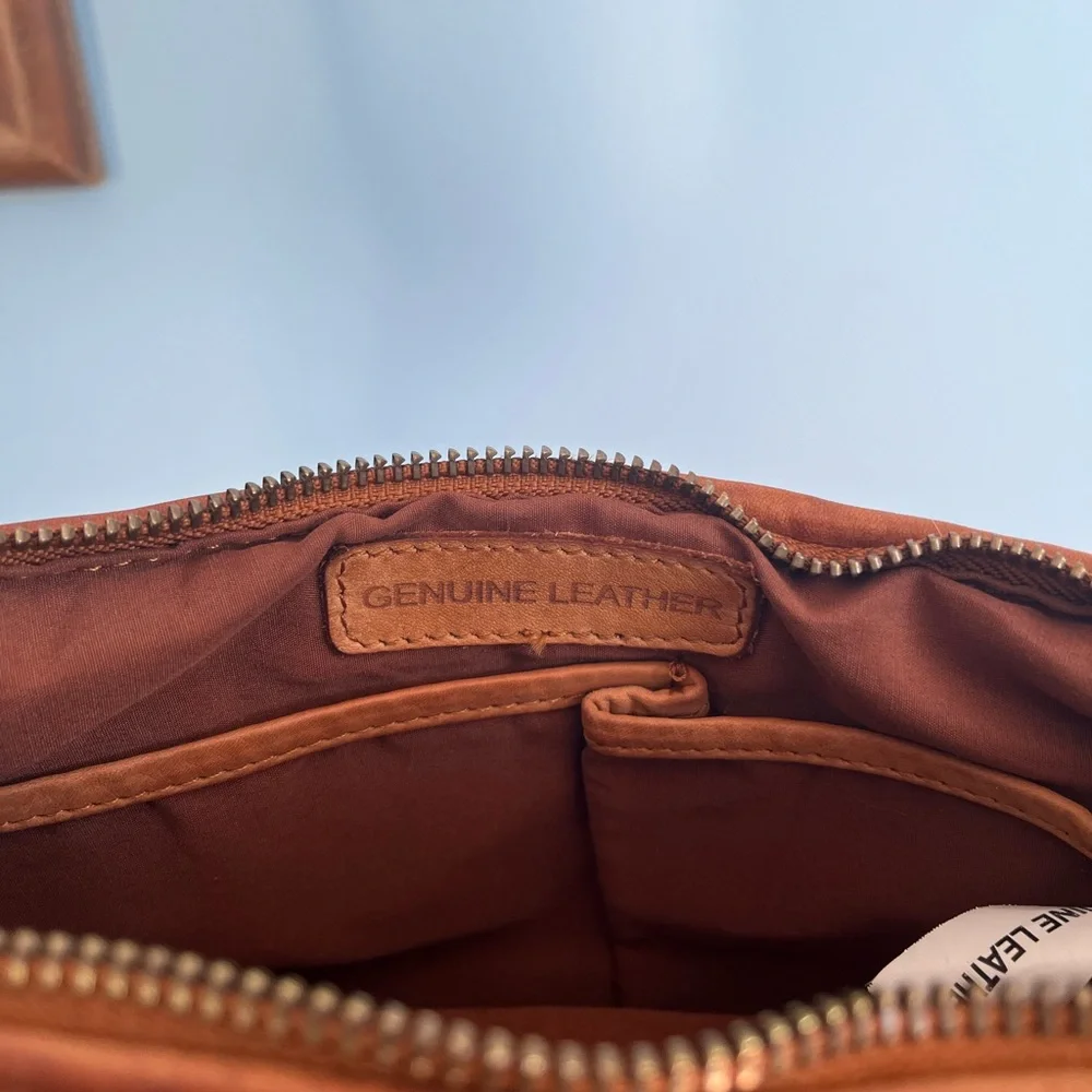 Marta Ponti Woven Leather Shoulder Bag - Brown - Picture 5 of 6